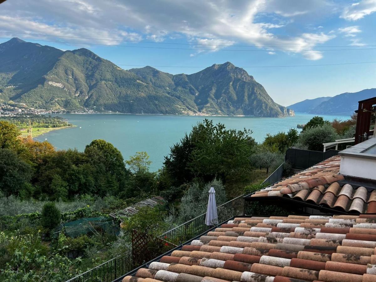 Iseo Lake Villa Con Vista Lago E Piscina Costa Volpino Ngoại thất bức ảnh