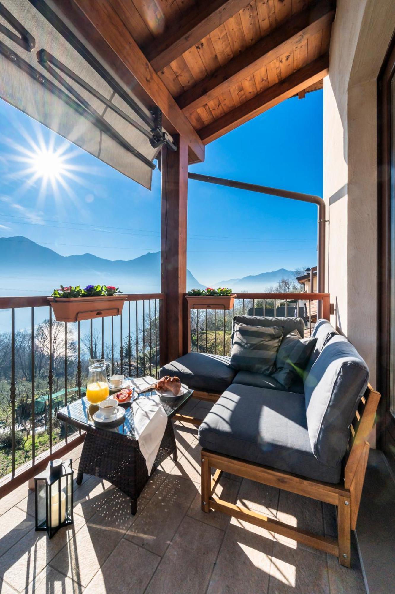 Iseo Lake Villa Con Vista Lago E Piscina Costa Volpino Ngoại thất bức ảnh